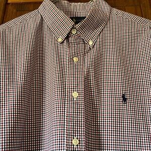 ♦️RALPH LAUREN♦️BLUE LABEL♦️PLAID BUTTON DOWN